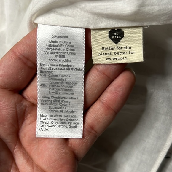 Women’s New Madewell Ruffled Pleat-Sleeve Mini Dress in Spring Fling Size 4 - Picture 6 of 7